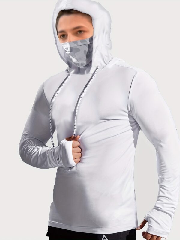 Pull à Capuche Doublé en Polaire pour Homme – Image 4