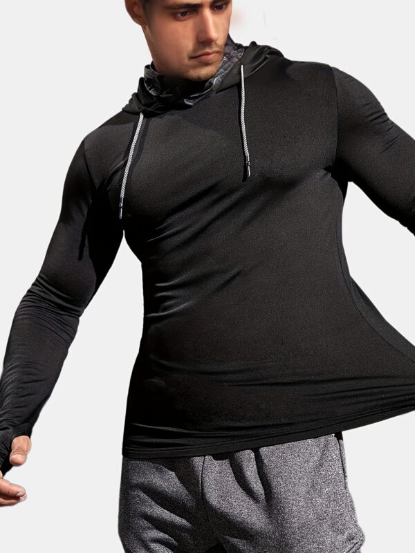 Pull à Capuche Doublé en Polaire pour Homme – Image 6