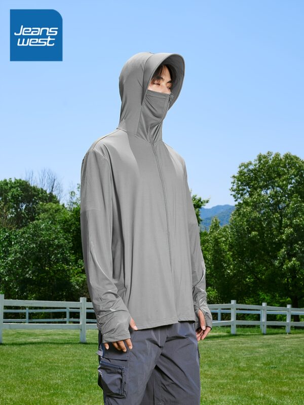 Veste Coupe-Vent Décontractée d'Été Vert Olive
