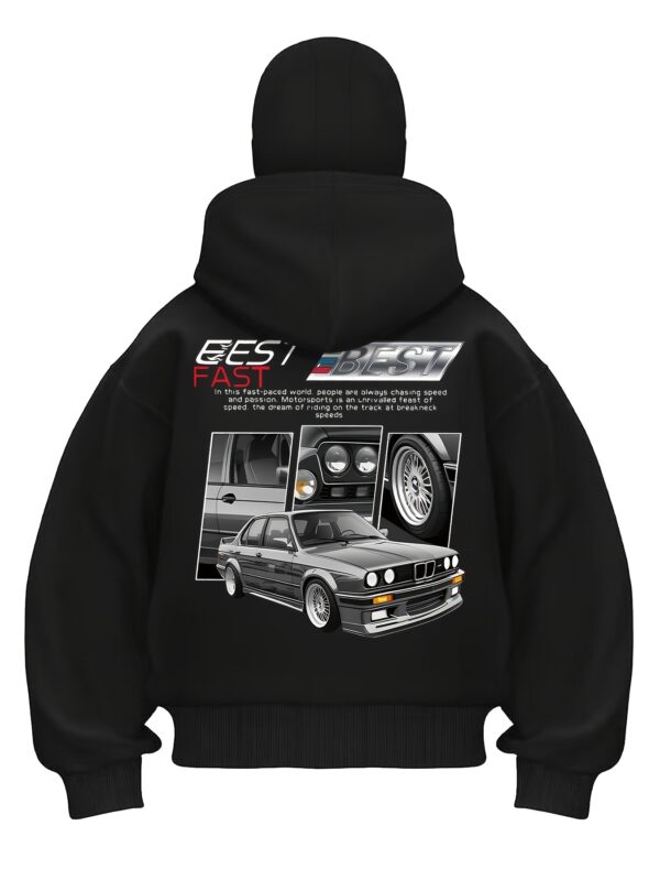Sweat à Imprimé Voiture Élégante pour Femme – Image 2