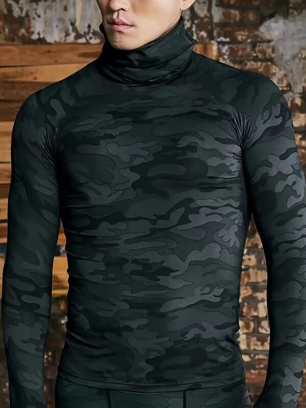 Chemise Athlétique à Manches Longues Camo pour Hommes – Image 6