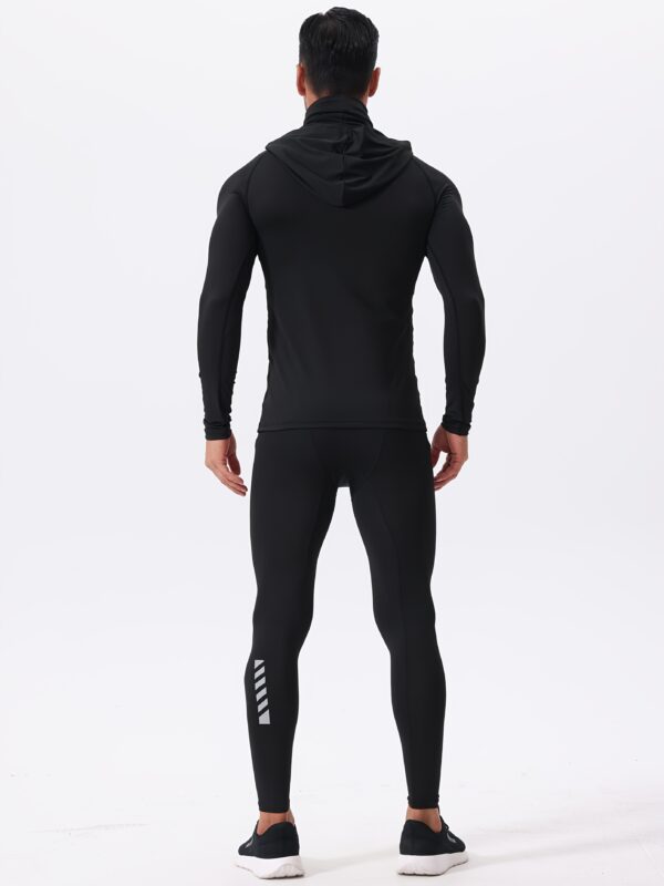 3 pcs. sweat athlétiques à col haut pour hommes – Image 6