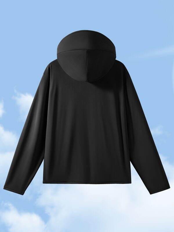 Veste Coupe-Vent Décontractée d'Été Vert Olive – Image 8
