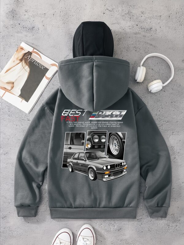 Sweat à Imprimé Voiture Élégante pour Femme – Image 4