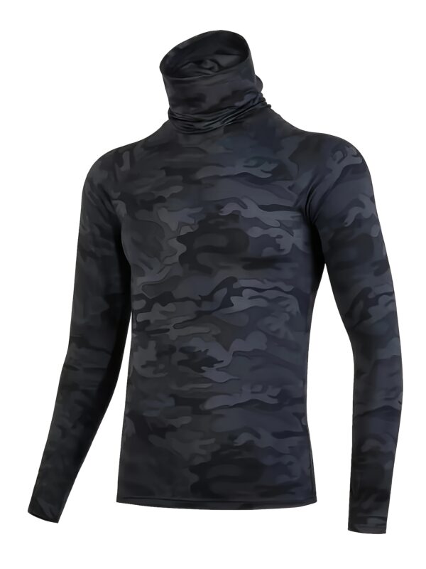 Chemise Athlétique à Manches Longues Camo pour Hommes – Image 8