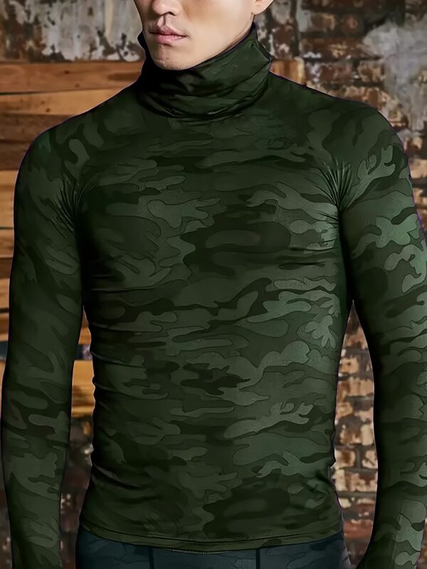 Chemise Athlétique à Manches Longues Camo pour Hommes – Image 5