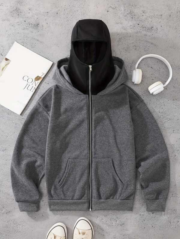 Sweat à Capuche Noire Élégante pour Femme avec cagoule – Image 8