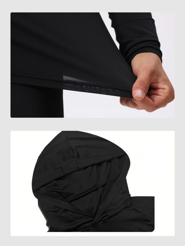 3 pcs. sweat athlétiques à col haut pour hommes – Image 8