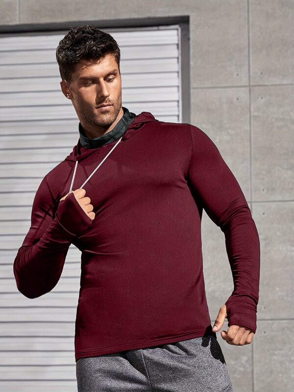 Pull-over sportif pour homme avec cagoule – Image 10