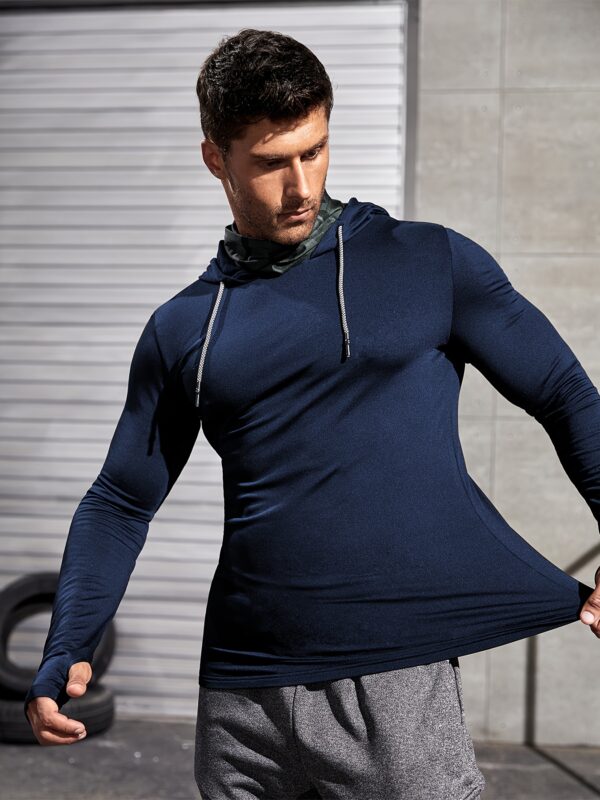 Pull-over sportif pour homme avec cagoule – Image 3