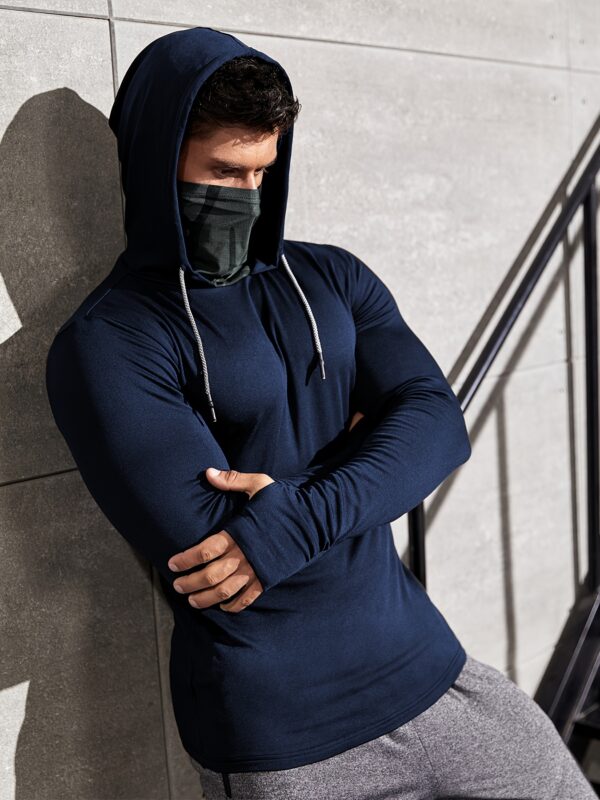 Pull à Capuche Doublé en Polaire pour Homme