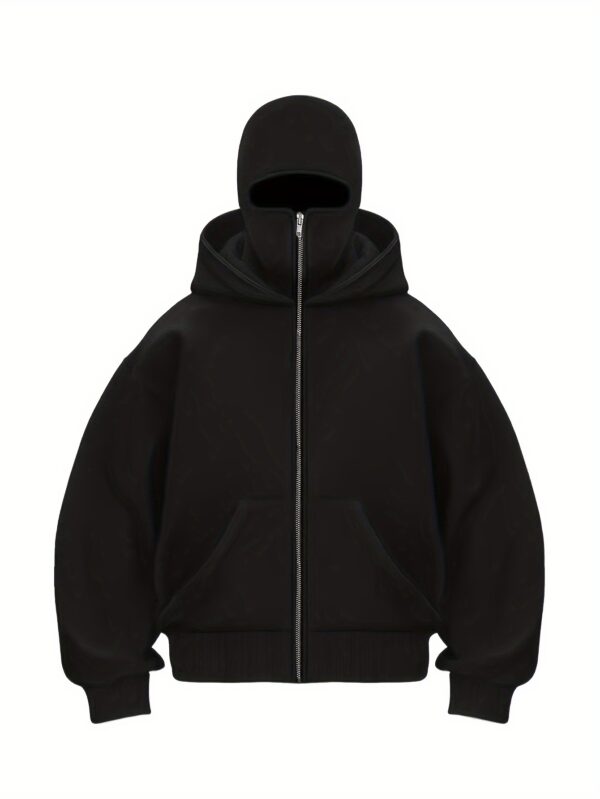 Sweat à capuche noir Y2K pour femme – Image 2